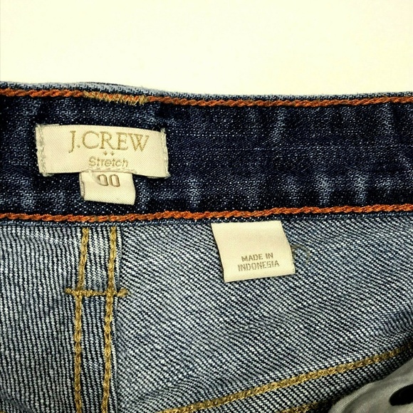 J Crew Factory 00 Cuffed Denim Jean Short GUC - Picture 5 of 8